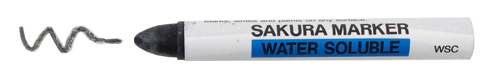 Sakura Water Soluble Industrial Crayon Marker, Black White Red Marking  Crayons